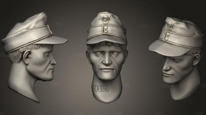 Головы немецких солдат7 3d stl модель для ЧПУ